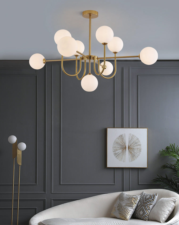 WOMO Lustre Branche Boule en Verre-WM2255