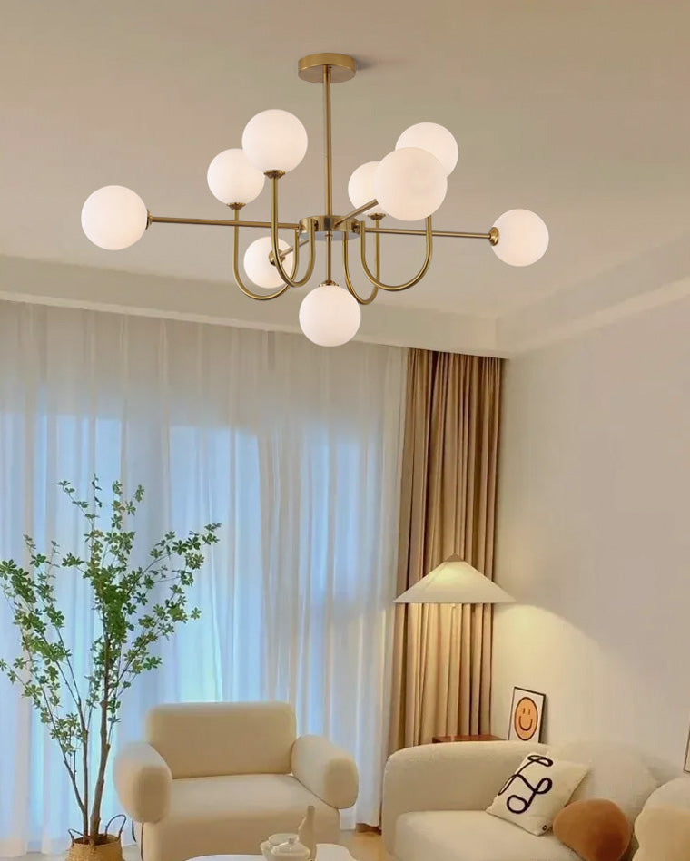 WOMO Lustre Branche Boule en Verre-WM2255
