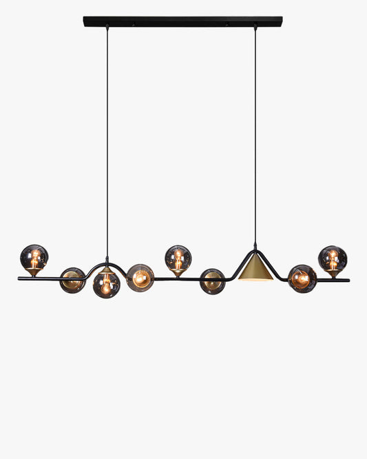 WOMO Lustre lineaire Boule Verre - WM2257