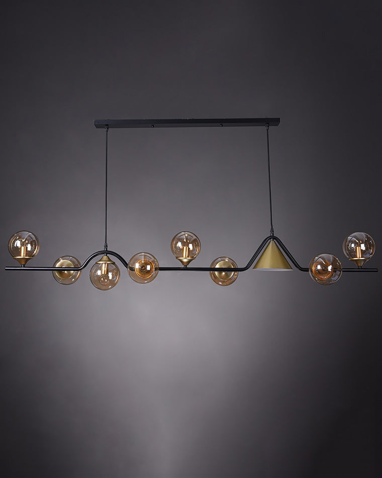 WOMO Lustre lineaire Boule Verre - WM2257