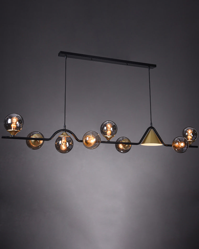 WOMO Lustre lineaire Boule Verre - WM2257