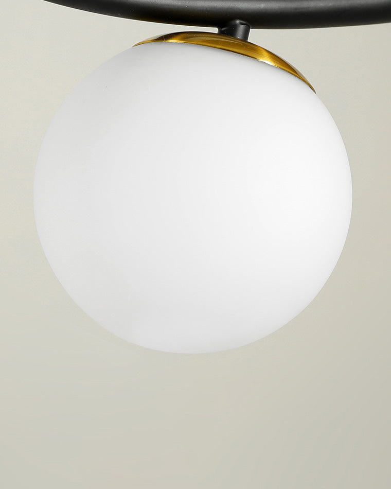 WOMO Lustre Branche Oiseau Boule Verre-WM2258