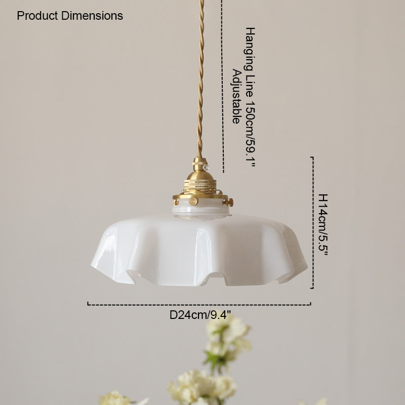 WOMO Suspension Abat Jour Verre Chic-WM2084