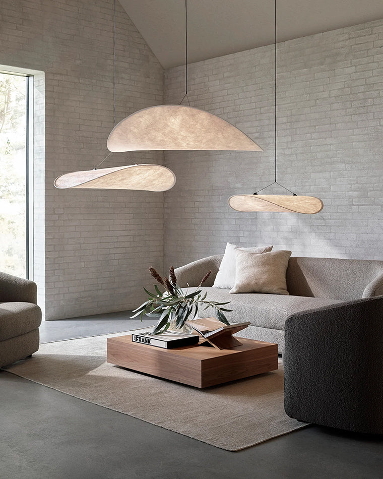 WOMO Suspension Nuage en Papier Beige-WM2316