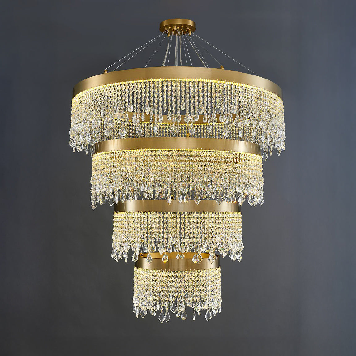 WOMO-WM2350 Cascade Crystal Chandelier