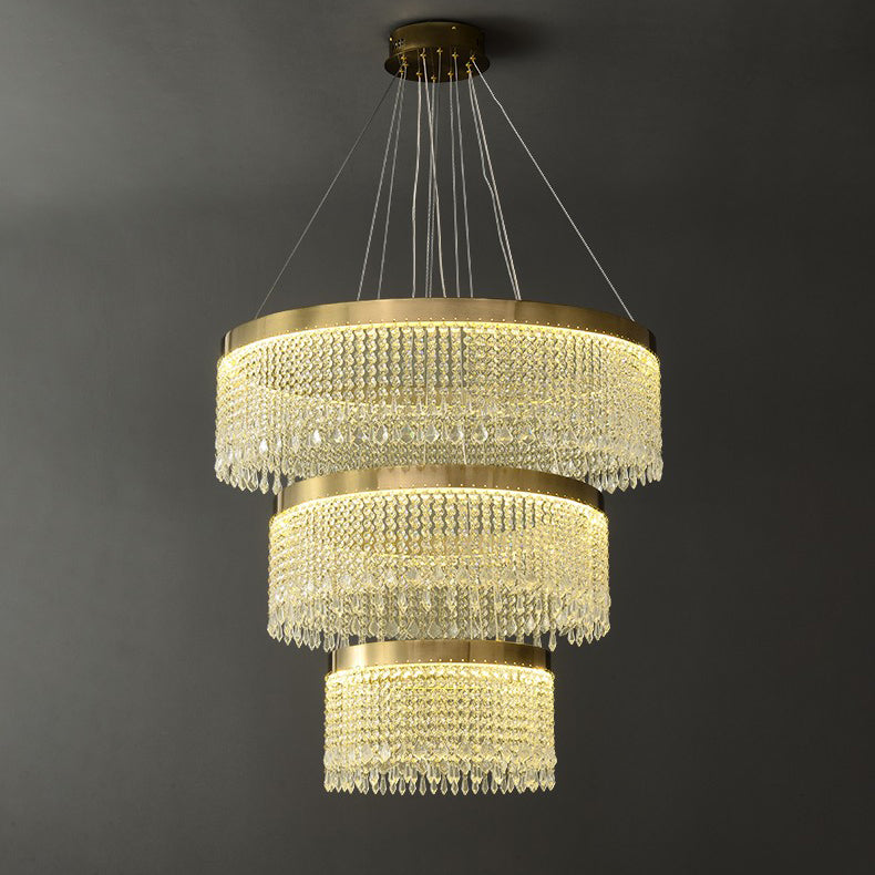 WOMO-WM2350 Cascade Crystal Chandelier