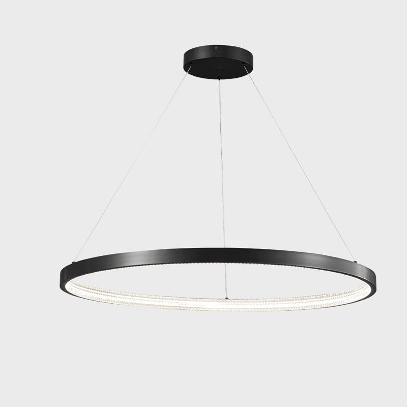 WOMO Lustre Anneaux Led Doré/Noir-WM2357