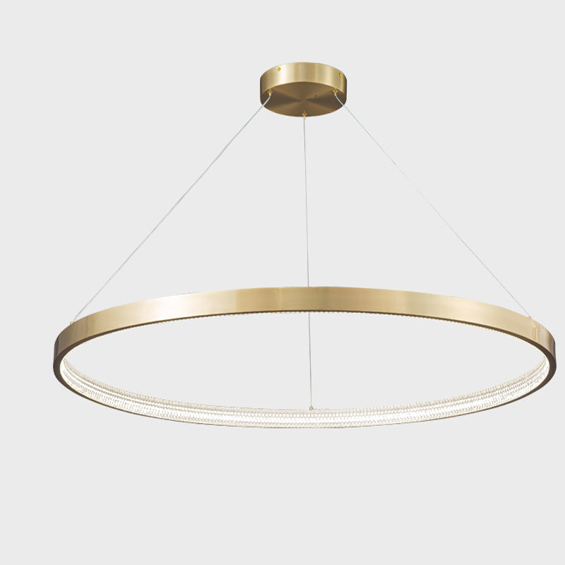 WOMO Lustre Anneaux Led Doré/Noir-WM2357