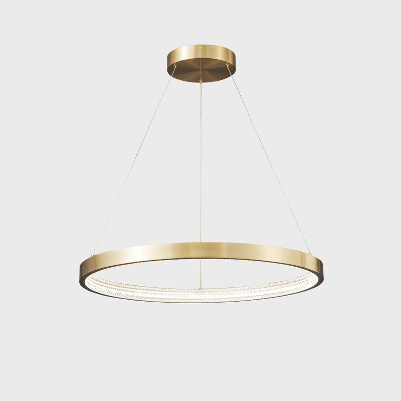 WOMO Lustre Anneaux Led Doré/Noir-WM2357