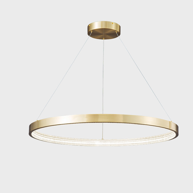 WOMO Lustre Anneaux Led Doré/Noir-WM2357
