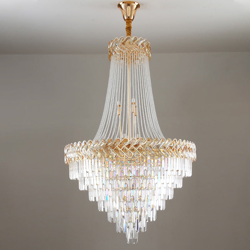 Lustre en cristal à plusieurs niveaux WOMO-WM2381