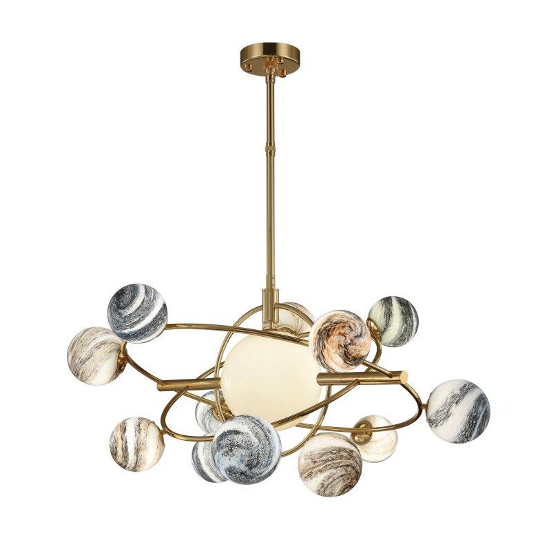 Lustre en verre WOMO Planet-WM2385