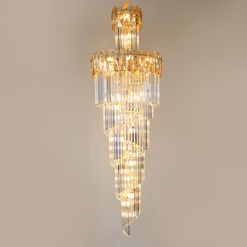 Lustre en cristal en cascade WOMO-WM2387