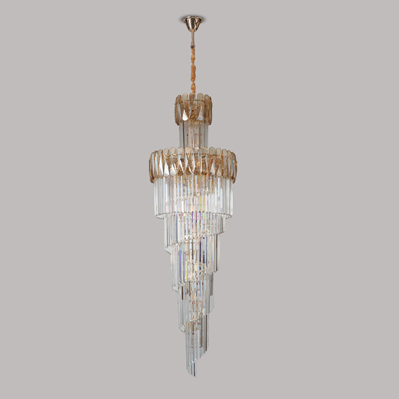 Lustre en cristal en cascade WOMO-WM2387