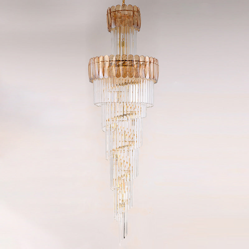 Lustre en cristal en cascade WOMO-WM2387