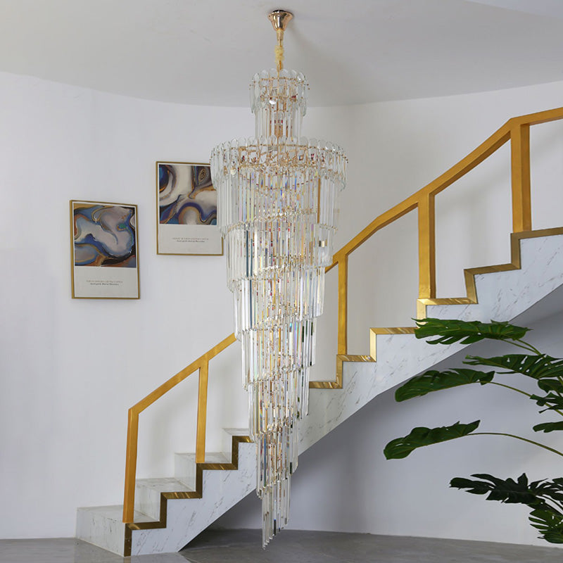 Lustre en cristal en cascade WOMO-WM2387