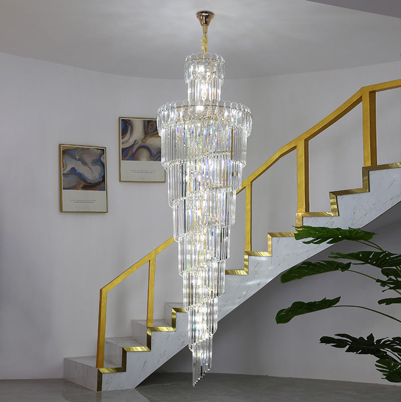 Lustre en cristal en cascade WOMO-WM2387
