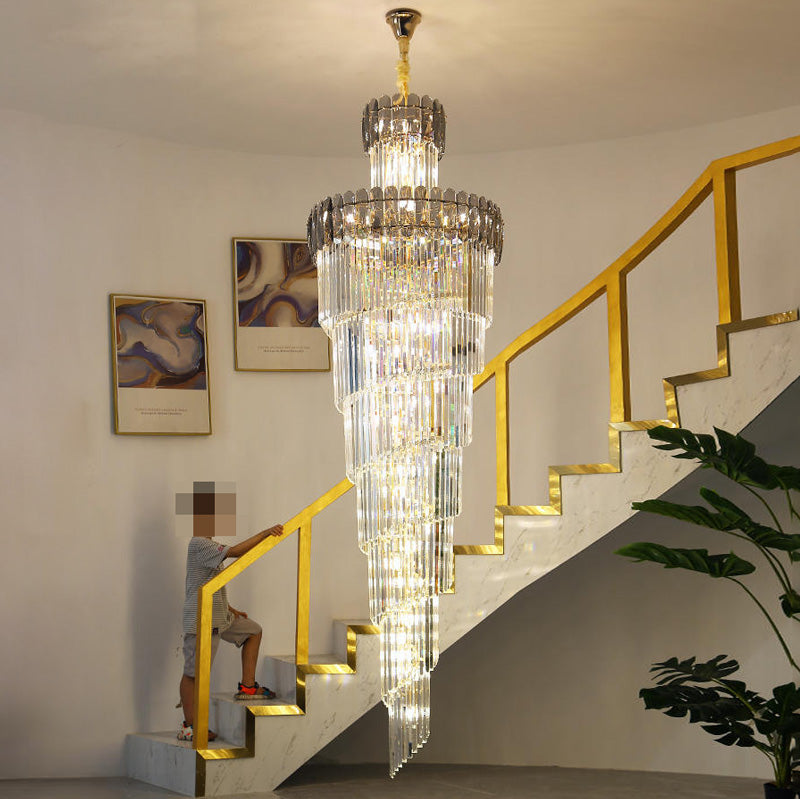 Lustre en cristal en cascade WOMO-WM2387