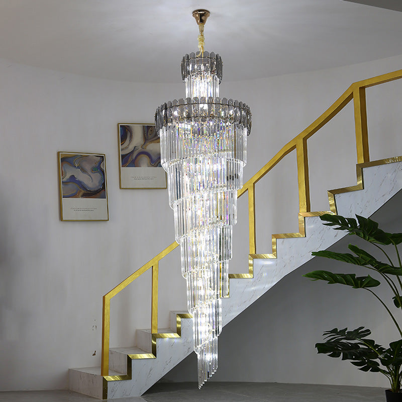 Lustre en cristal en cascade WOMO-WM2387