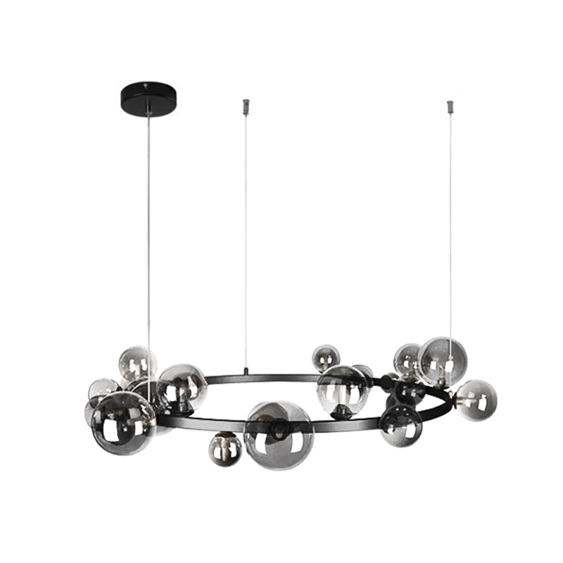 WOMO Lustre Cercle Bulles de Verre-WM2292