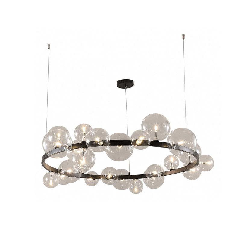WOMO Lustre Cercle Bulles de Verre-WM2292