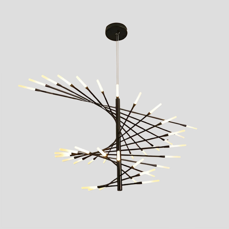 WOMO Multiple Spiral Modern Living Room Chandelier-WM2408
