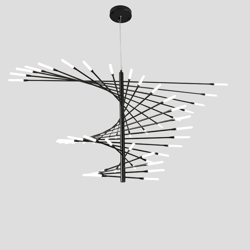 WOMO Multiple Spiral Modern Living Room Chandelier-WM2408