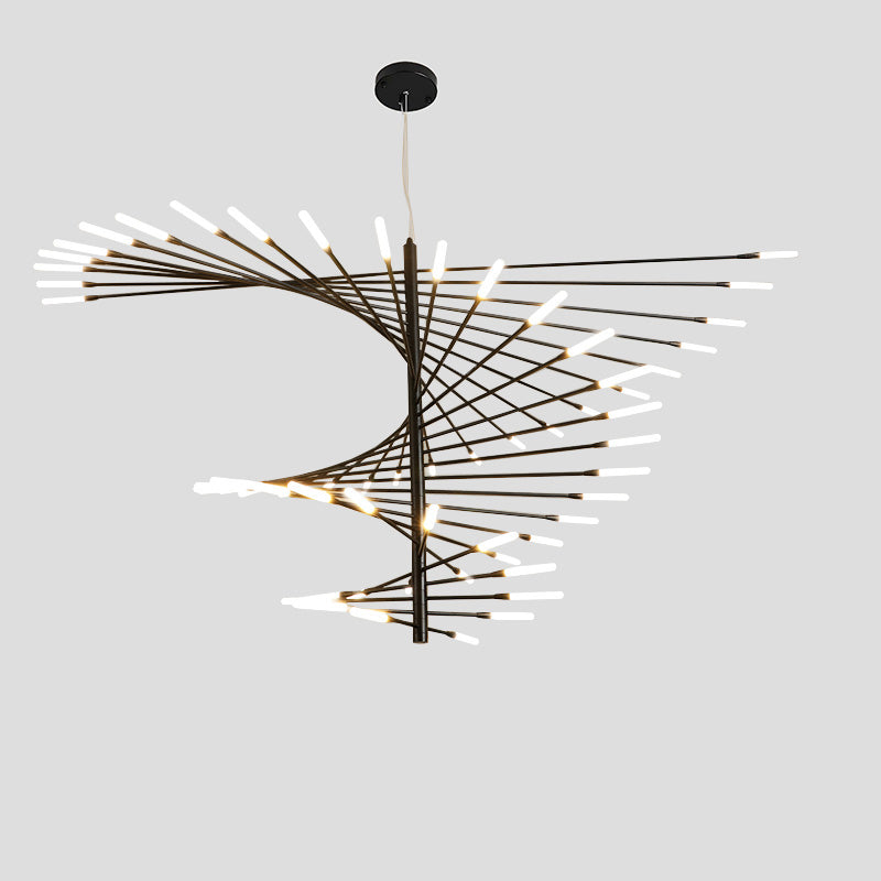 WOMO Multiple Spiral Modern Living Room Chandelier-WM2408