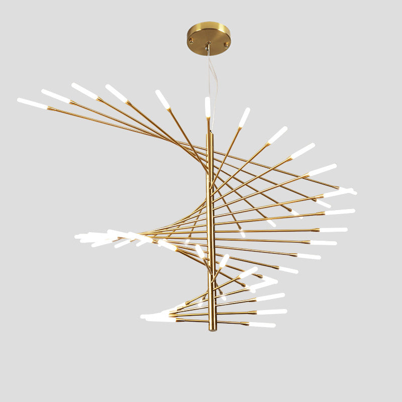 WOMO Multiple Spiral Modern Living Room Chandelier-WM2408