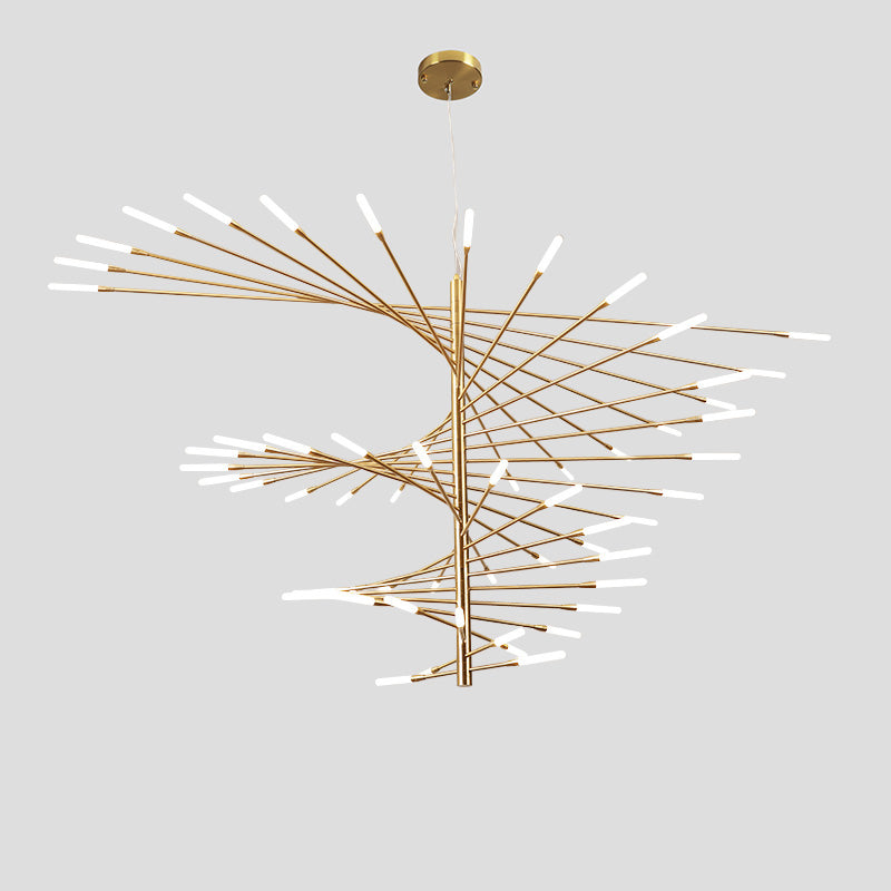 WOMO Multiple Spiral Modern Living Room Chandelier-WM2408