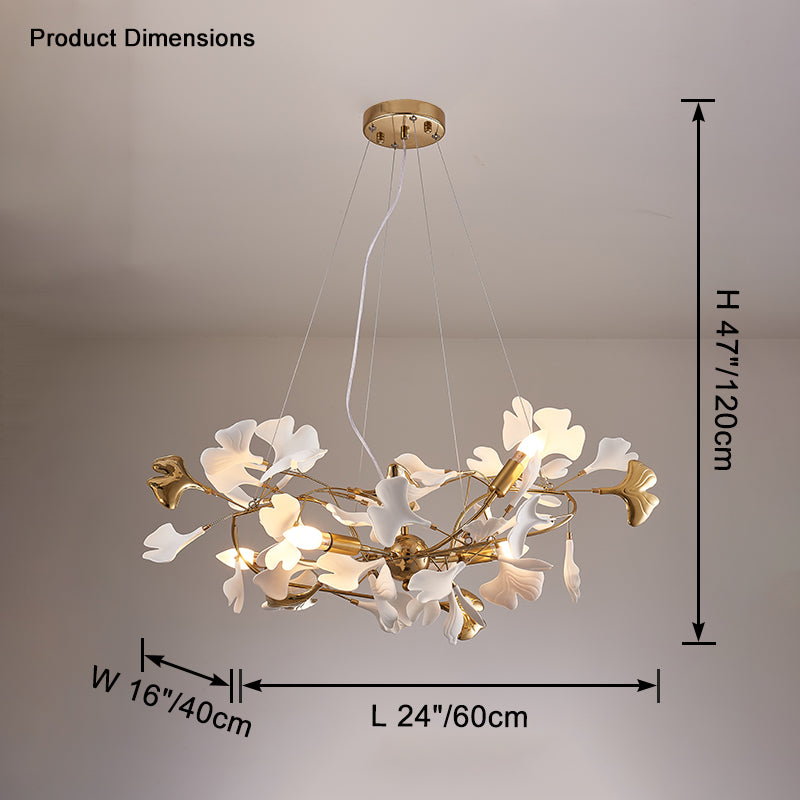 Lustre en céramique WOMO Gingko-WM2411