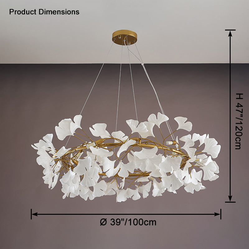 Lustre rond WOMO Gingko-WM2414
