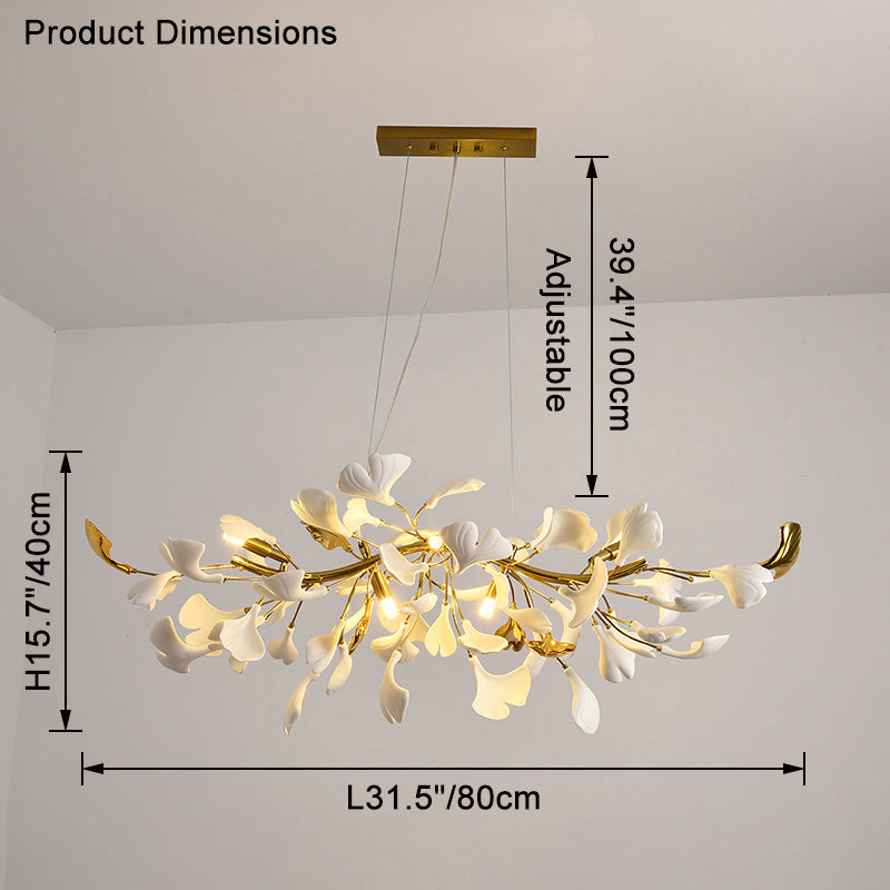 WOMO Gingko-WM2432 Linear Chandelier