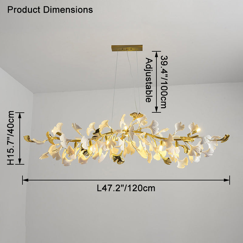 WOMO Gingko-WM2432 Linear Chandelier