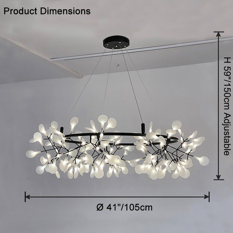 WOMO Lustre Rond Branche Led-WM2435