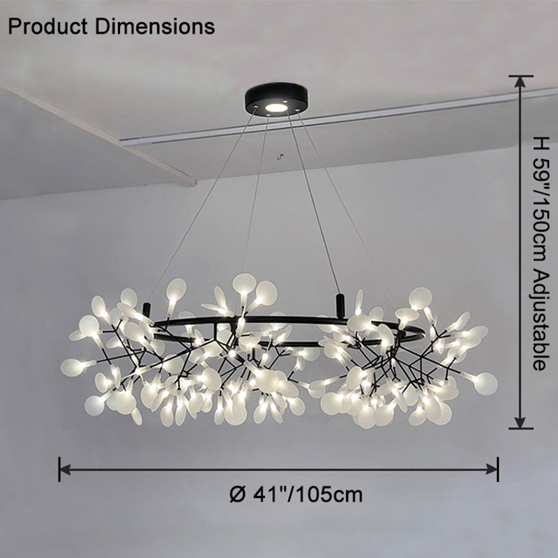 WOMO Lustre Rond Branche Led-WM2435
