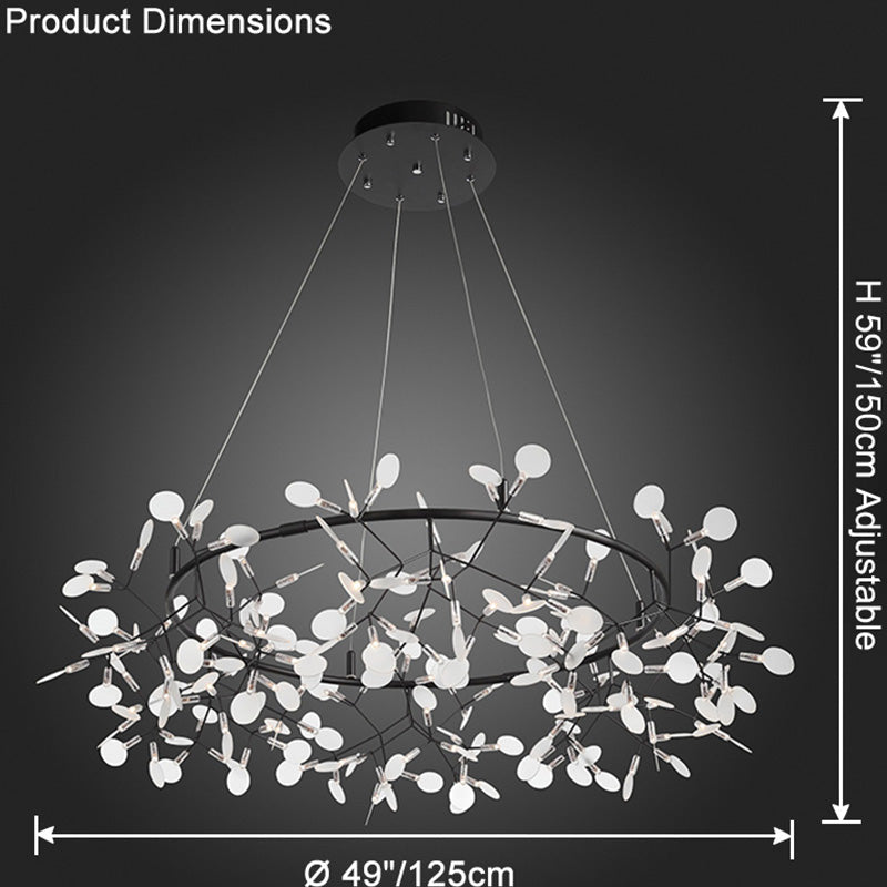 WOMO Lustre Rond Branche Led-WM2435