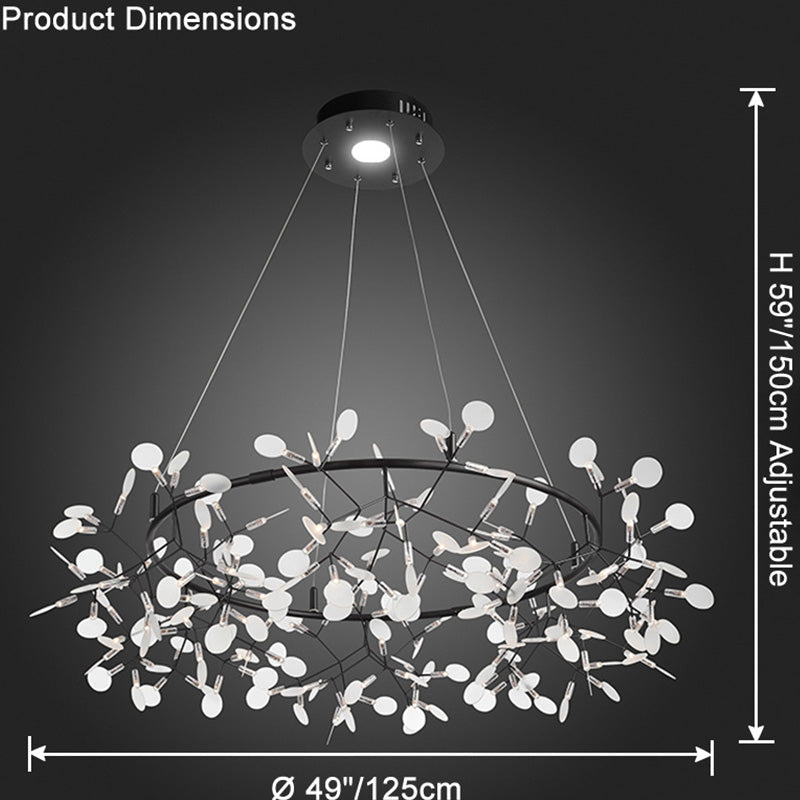 WOMO Lustre Rond Branche Led-WM2435