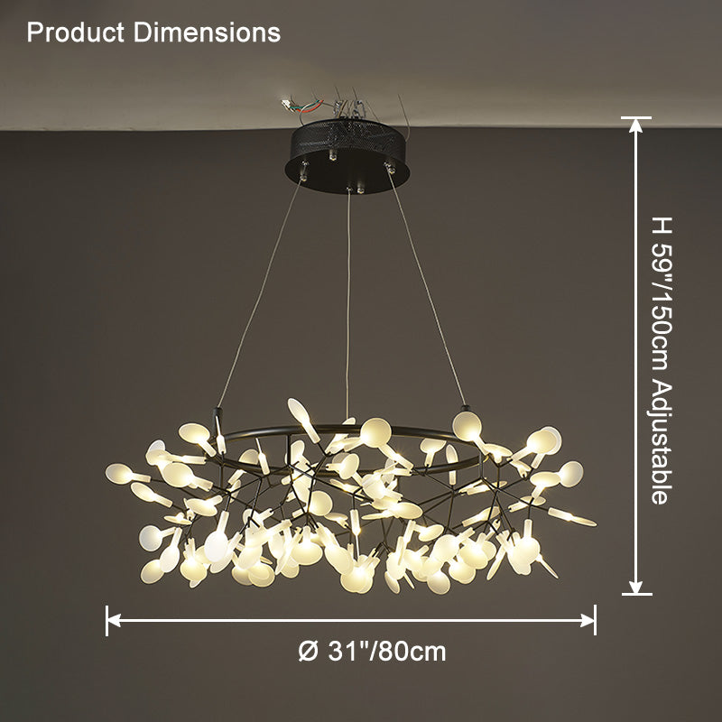 WOMO Lustre Rond Branche Led-WM2435