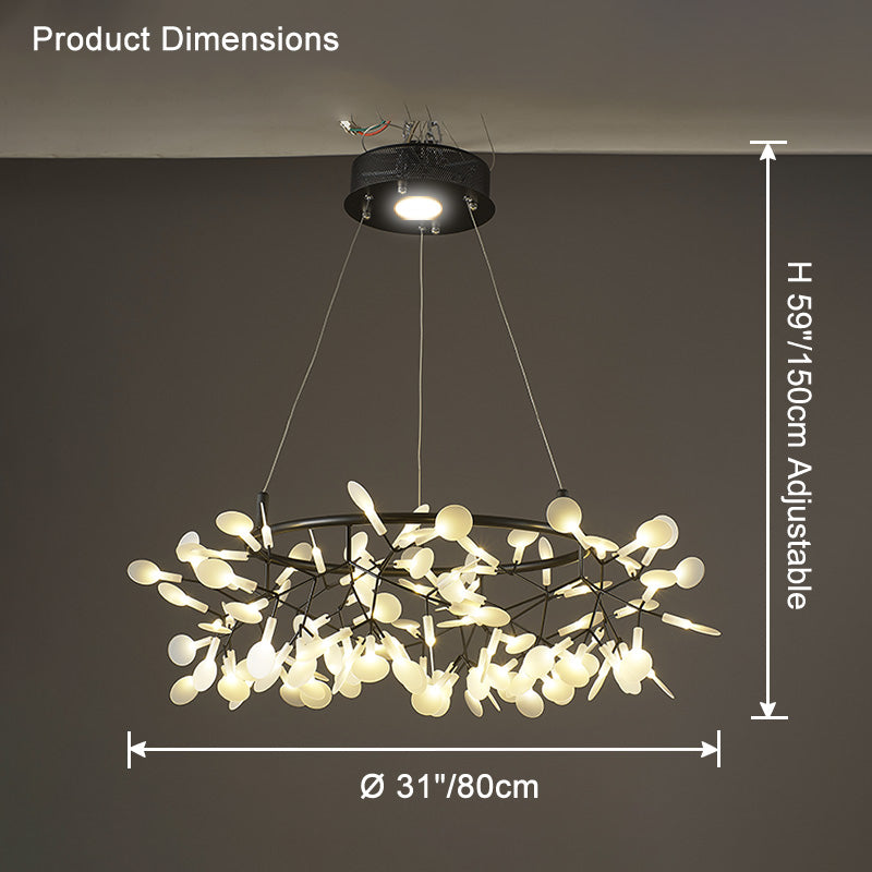 WOMO Lustre Rond Branche Led-WM2435
