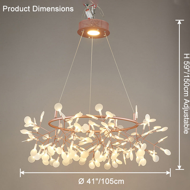 WOMO Lustre Rond Branche Led-WM2435