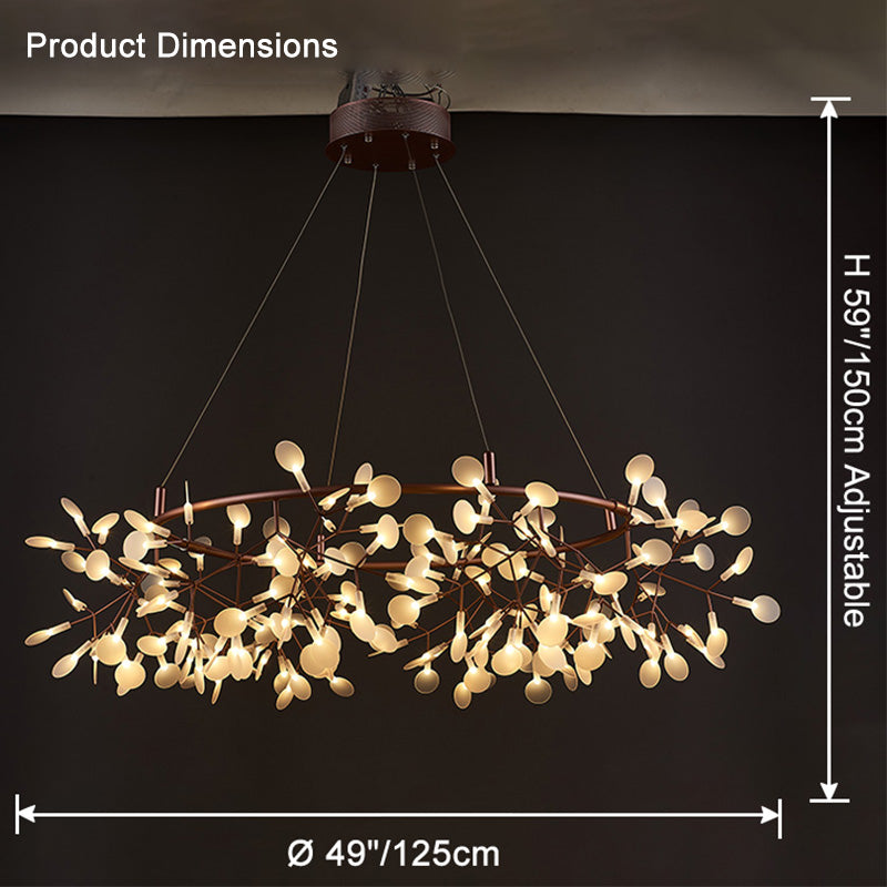 WOMO Lustre Rond Branche Led-WM2435