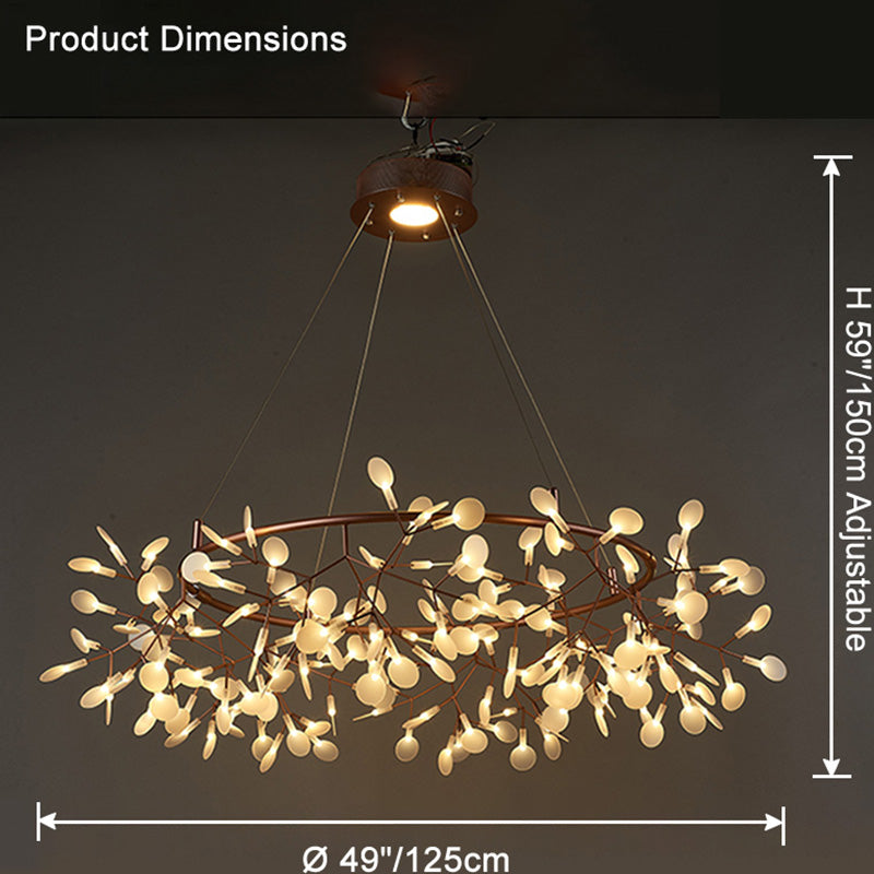 WOMO Lustre Rond Branche Led-WM2435
