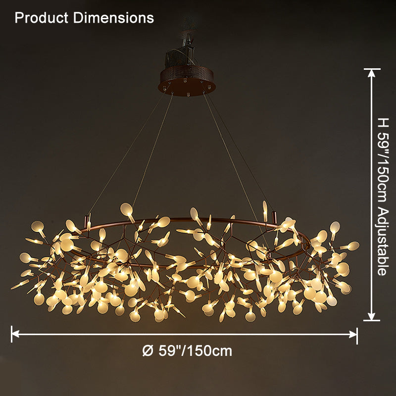 WOMO Lustre Rond Branche Led-WM2435