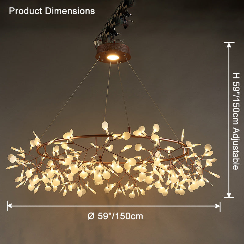 WOMO Lustre Rond Branche Led-WM2435