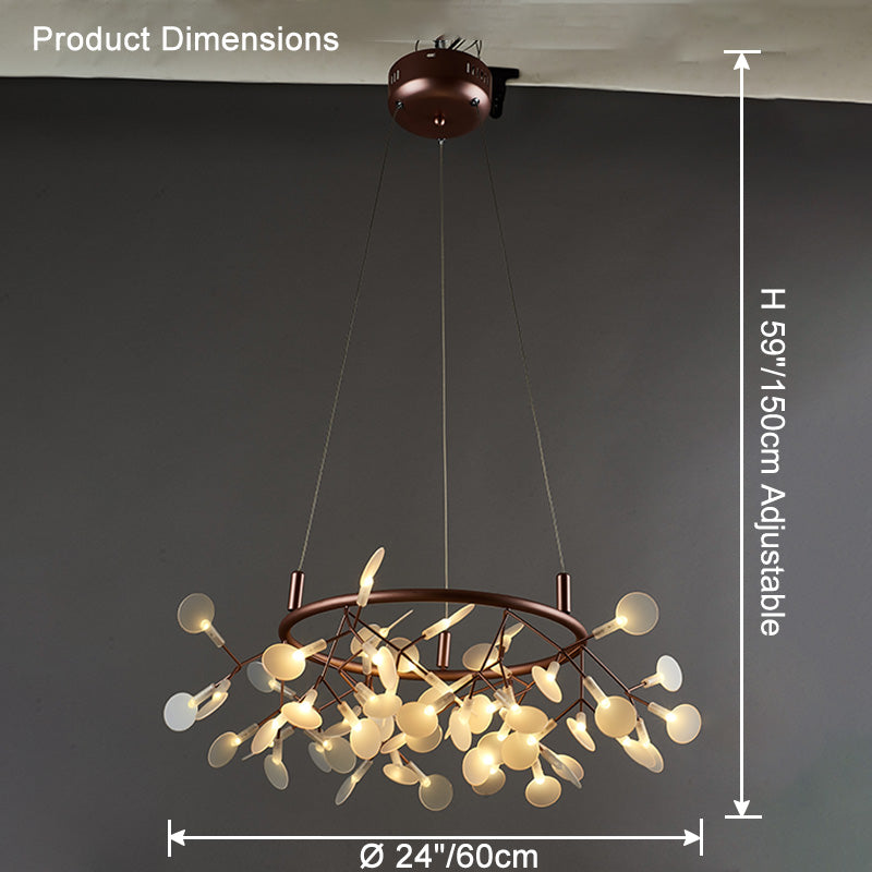 WOMO Lustre Rond Branche Led-WM2435