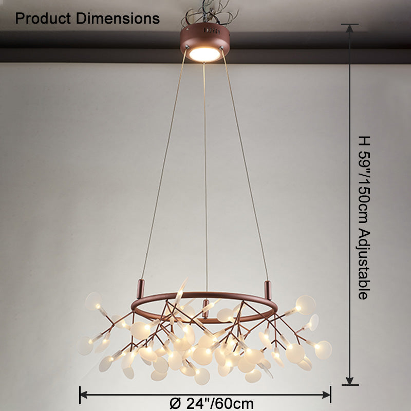 WOMO Lustre Rond Branche Led-WM2435