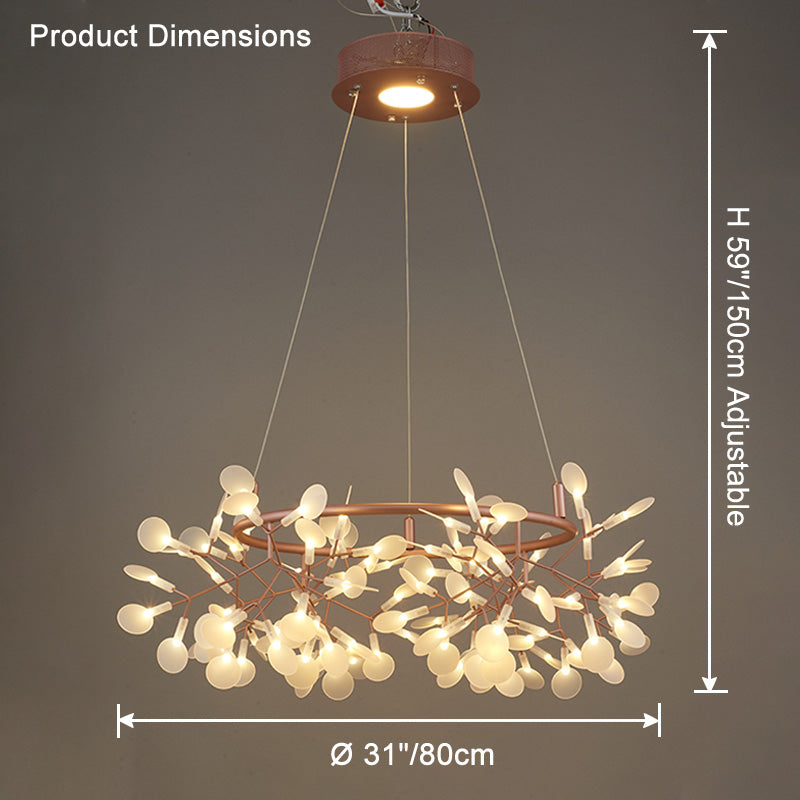 WOMO Lustre Rond Branche Led-WM2435
