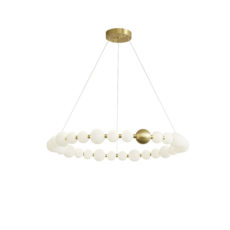 WOMO Lustre Cercle Collier de Perles-WM2449