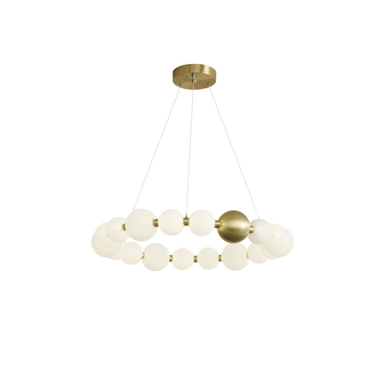 WOMO Lustre Cercle Collier de Perles-WM2449